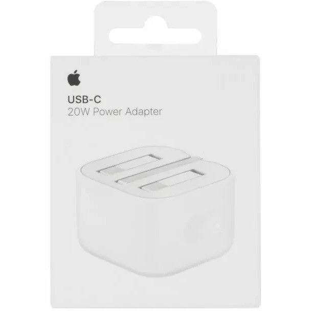 شارژر اصلی 20 وات اپل Apple 20W 3pin USB-C Power Adapter (بدون کابل)